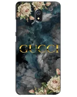 Чехол для Xiaomi Redmi 8A с картинкой «Абстрактные цветы Gucci»