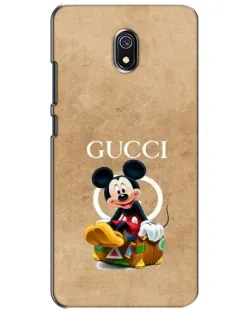 Чехол для Xiaomi Redmi 8A с картинкой «Микки Маус Gucci — крафт»