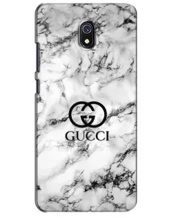 Чехол для Xiaomi Redmi 8A с картинкой «Gucci — мраморный шик»