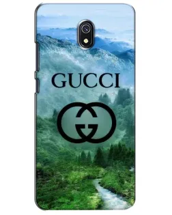 Чехол для Xiaomi Redmi 8A с картинкой «Gucci — горный пейзаж»