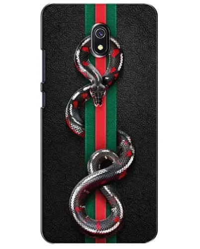 Чехол для Xiaomi Redmi 8A с картинкой «Gucci — змея на полосе» Чехол для Xiaomi Redmi 8A с картинкой «Gucci — змея на полосе»