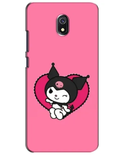 Чехол для Xiaomi Redmi 8A с картинкой «Kuromi — любовь в сердце»