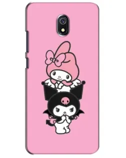 Чехол для Xiaomi Redmi 8A с картинкой «My Melody и Kuromi» Чехол для Xiaomi Redmi 8A с картинкой «My Melody и Kuromi»