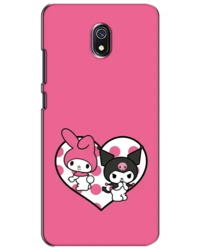 Чехол для Xiaomi Redmi 8A с картинкой «Kuromi и My Melody»