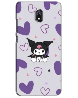 Чехол для Xiaomi Redmi 8A с картинкой «Kuromi и лавандовые сердца» Чехол для Xiaomi Redmi 8A с картинкой «Kuromi и лавандовые сердца»