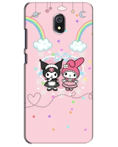 Чехол для Xiaomi Redmi 8A с картинкой «My Melody и Kuromi»