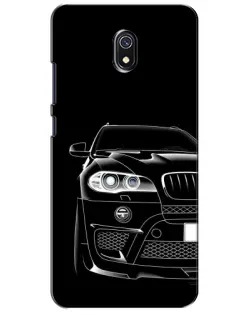 Чехол для Xiaomi Redmi 8A с картинкой «Темный силуэт BMW»