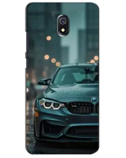 Чехол для Xiaomi Redmi 8A с картинкой «BMW в огнях города»