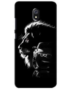 Чехол для Xiaomi Redmi 8A с картинкой «BMW и лев»