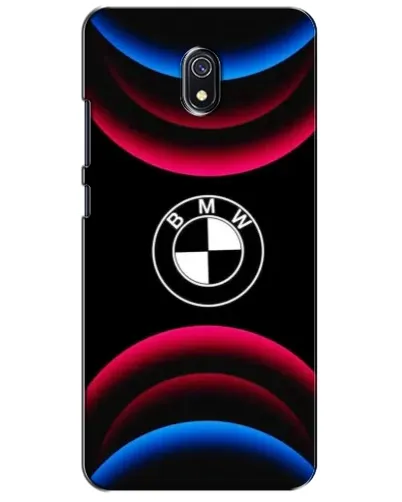 Чехол для Xiaomi Redmi 8A с картинкой «Логотип BMW и неоновые дуги» Чехол для Xiaomi Redmi 8A с картинкой «Логотип BMW и неоновые дуги»