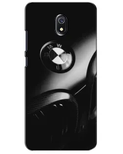 Чехол для Xiaomi Redmi 8A с картинкой «Эмблема BMW — макро»