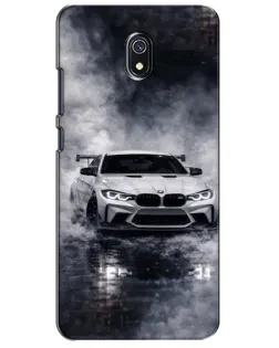 Чехол для Xiaomi Redmi 8A с картинкой «BMW сквозь туман»