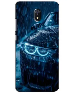 Чехол для Xiaomi Redmi 8A с картинкой «BMW под дождем»