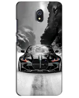 Чехол для Xiaomi Redmi 8A с картинкой «BMW — акварельный дрифт»