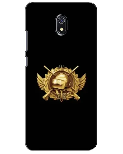 Чехол для Xiaomi Redmi 8A с картинкой «PUBG — оранжевый градиент»