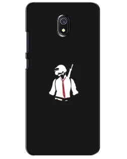 Чехол для Xiaomi Redmi 8A с картинкой «PUBG — силуэт воина»