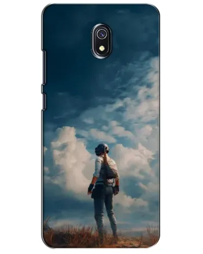 Чехол для Xiaomi Redmi 8A с картинкой «Герой PUBG на скале»