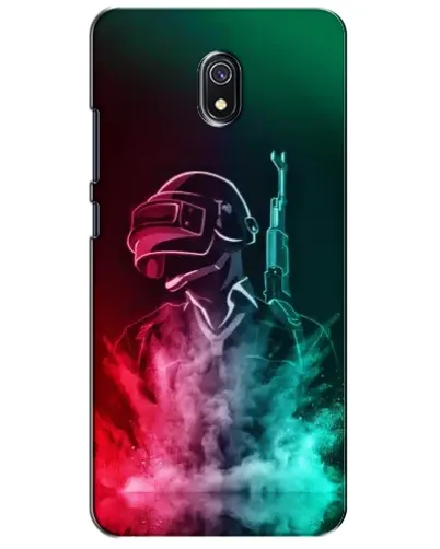 Чехол для Xiaomi Redmi 8A с картинкой «PUBG — огненный воин»