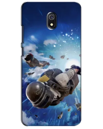 Чехол для Xiaomi Redmi 8A с картинкой «Десант PUBG — прыжок»