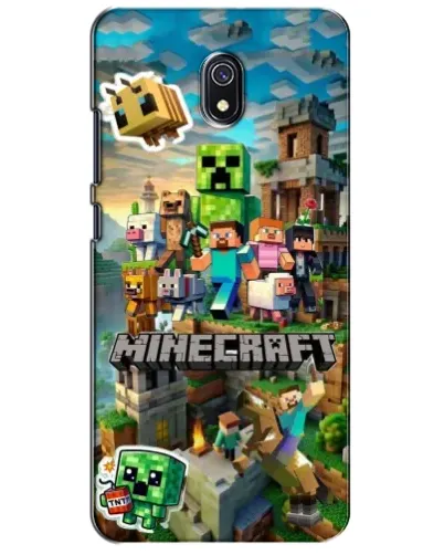 Чехол для Xiaomi Redmi 8A с картинкой «Замок Minecraft»