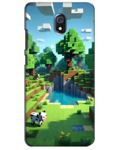 Чехол для Xiaomi Redmi 8A с картинкой «Minecraft летний день»