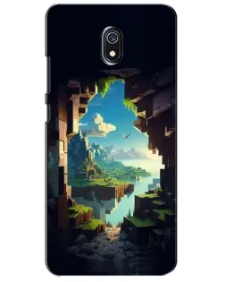 Чехол для Xiaomi Redmi 8A с картинкой «Вид из пещеры»
