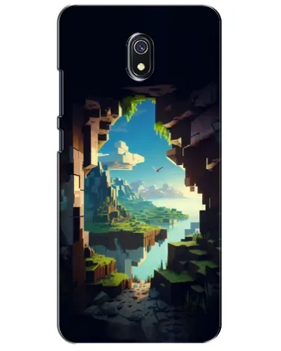 Чехол для Xiaomi Redmi 8A с картинкой «Вид из пещеры»