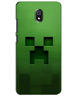 Чехол для Xiaomi Redmi 8A с картинкой «Крипер микро-дизайн»
