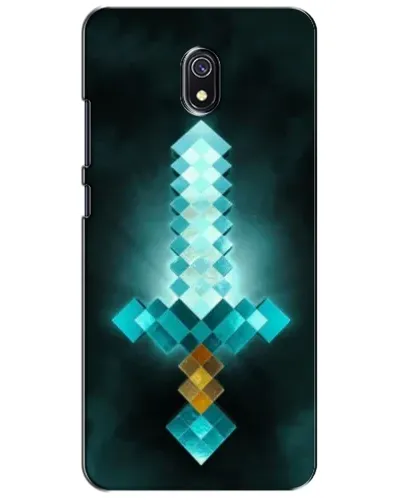 Чехол для Xiaomi Redmi 8A с картинкой «Алмазный меч неон»