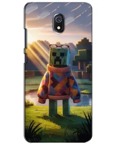 Чехол для Xiaomi Redmi 8A с картинкой «Крипер в свитере»