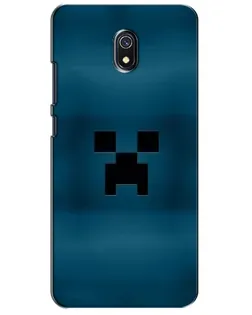 Чехол для Xiaomi Redmi 8A с картинкой «Крипер текстура»