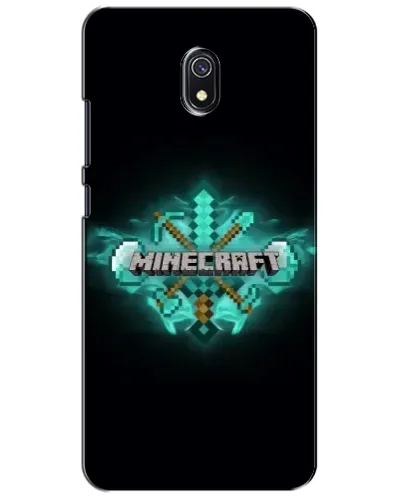 Чехол для Xiaomi Redmi 8A с картинкой «Minecraft Diamond лого»
