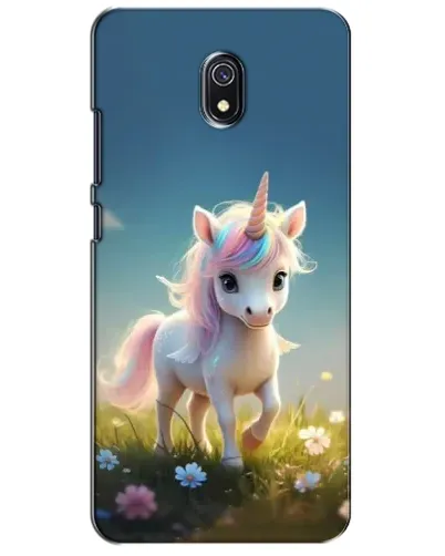 Чехол для Xiaomi Redmi 8A с картинкой «Единорог на поляне»