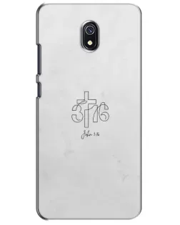 Чехол для Xiaomi Redmi 8A с картинкой «Иоанна 3:16 Крест» Чехол для Xiaomi Redmi 8A с картинкой «Иоанна 3:16 Крест»