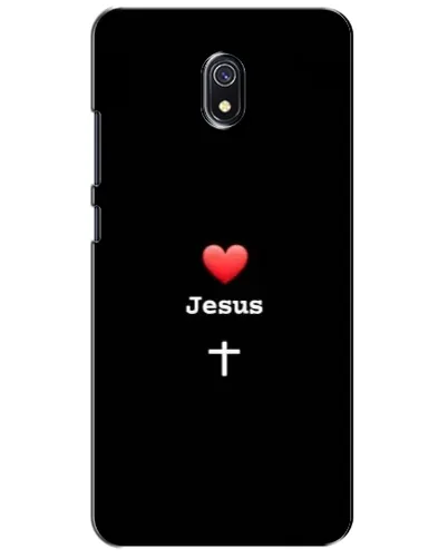 Чехол для Xiaomi Redmi 8A с картинкой «Сердце - Jesus»