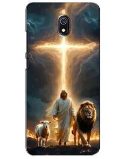 Чехол для Xiaomi Redmi 8A с картинкой «Лев Иуды и Свет» Чехол для Xiaomi Redmi 8A с картинкой «Лев Иуды и Свет»