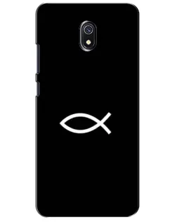 Чехол для Xiaomi Redmi 8A с картинкой «Символ рыбы Jesus»