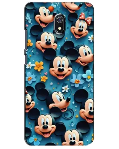 Чехол для Xiaomi Redmi 8A с картинкой «Паттерн Микки и Минни»