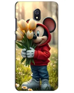 Чехол для Xiaomi Redmi 8A с картинкой «Микки с тюльпанами» Чехол для Xiaomi Redmi 8A с картинкой «Микки с тюльпанами»