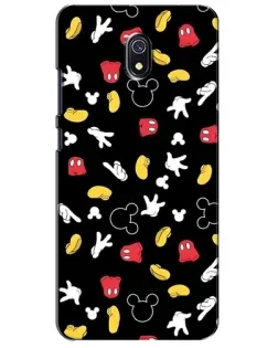 Чехол для Xiaomi Redmi 8A с картинкой «Графический принт лапок»