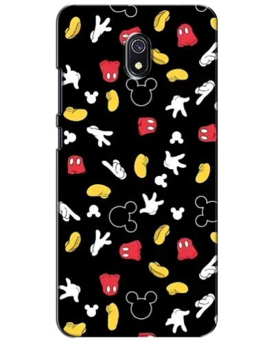 Чехол для Xiaomi Redmi 8A с картинкой «Графический принт лапок»