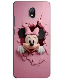 Чехол для Xiaomi Redmi 8A с картинкой «Минни сквозь стену»