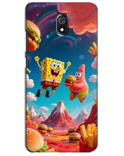 Чехол для Xiaomi Redmi 8A с картинкой «Космический фастфуд» Чехол для Xiaomi Redmi 8A с картинкой «Космический фастфуд»