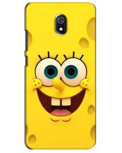 Чехол для Xiaomi Redmi 8A с картинкой «Губка Боб улыбка»