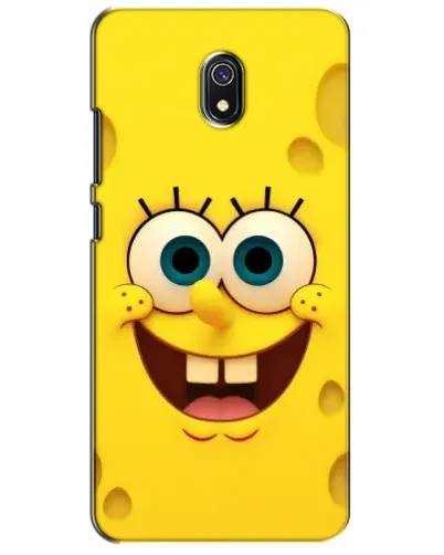 Чехол для Xiaomi Redmi 8A с картинкой «Губка Боб улыбка»