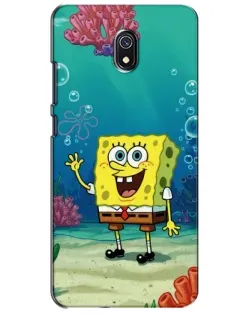 Чехол для Xiaomi Redmi 8A с картинкой «Подводный привет»