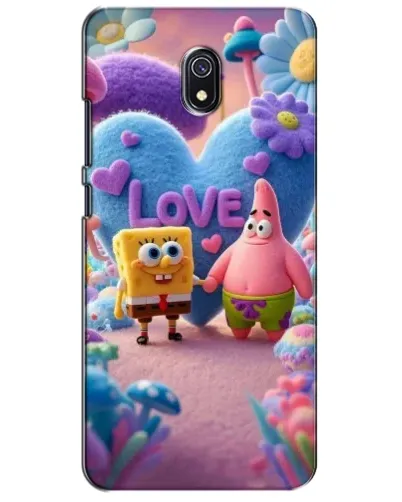Чехол для Xiaomi Redmi 8A с картинкой «Губка Боб Патрик»