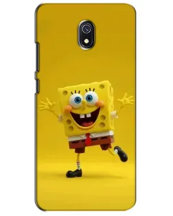 Чехол для Xiaomi Redmi 8A с картинкой «Позитивный Губка Боб»