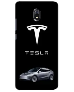 Чехол для Xiaomi Redmi 8A с картинкой «Tesla Model Y»