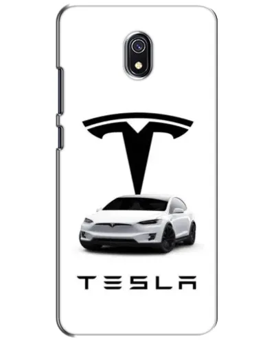 Чехол для Xiaomi Redmi 8A с картинкой «Tesla White Style»